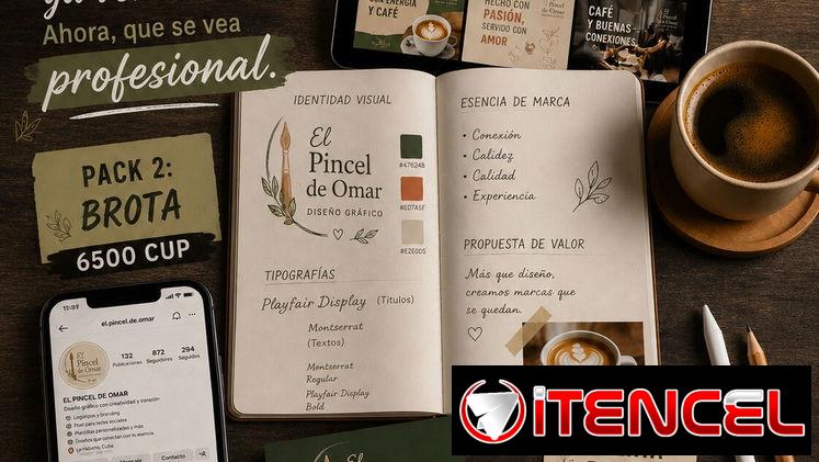 📙🎨Servicio de Diseño gráfico para escalar marcas. Diseño gráfico en Cuba. Diseño para multiplicar tus ventas.