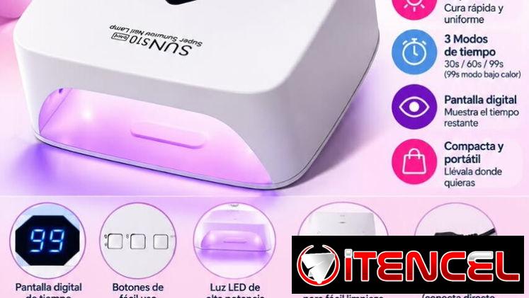 ✨ Lampara de uñas recargable 45 USD
