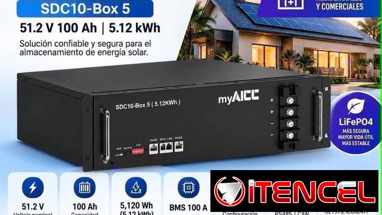 Batería Inteligente  Tecnología LiFePO4 🔋