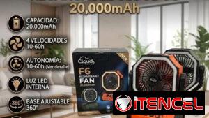 Ventilador Recargable Cloud F6 P0290-AV006