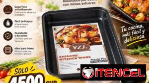 Bandeja para Horno AntiAdherente YZJ Medidas 47.5 x 31.5 x 5.5 cm