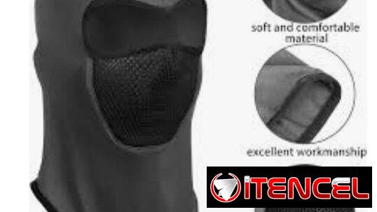 Mascaras o baclavas enterizada color negro unica talla para Moto y bicicleta — foto 2