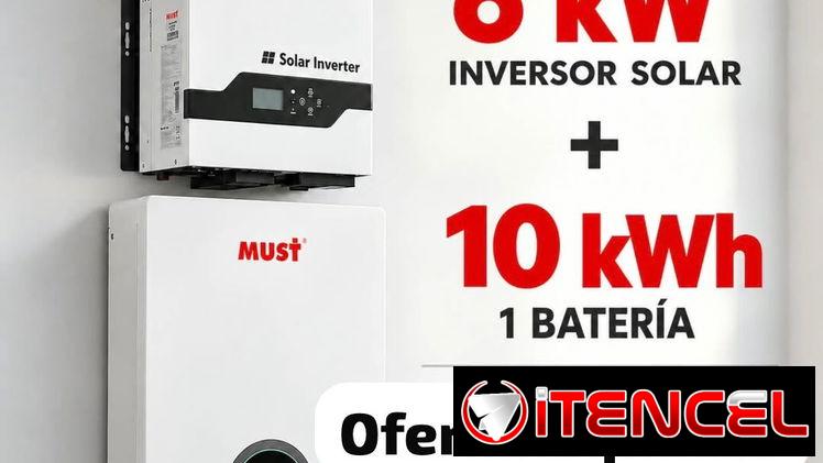 Inversor Must 6kw con 10kw