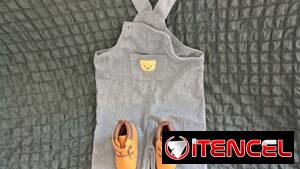 Juego de zapato y mono para bebé de 1 año
