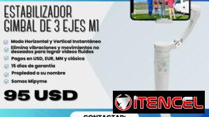🔥 ESTABILIZADOR GIMBAL DE 3 EJES M1 (MERAK ONE). Elimina vibraciones y movimientos para lograr videos fluidos
