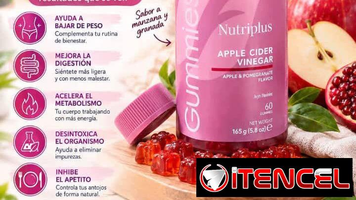 Nutriplus FARMASI Gomitas de vinagre de 🍎🍏🍎