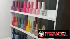 Esmaltero de pared y de mesa, cubo para pinceles