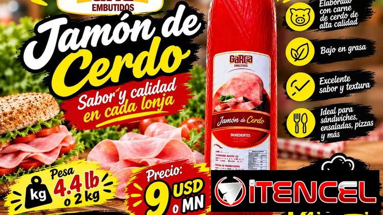 Ernesto 58057376 🥪 JAMÓN DE CERDO GARCA EMBUTIDOS — FORMATO DE 2 KG