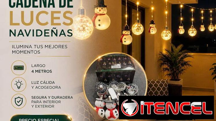 Cadena de Luces Navideñas. Domicilio Incluido