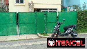 Malla sombra 95 porciento verde