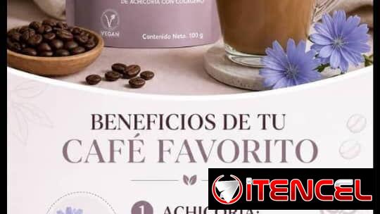 CAFÉ INSTANTÁNEO de Achicoria con Colágeno 25 serv☕Fibra prebiótica q favorece la salud digestiva y el control de peso — foto 1
