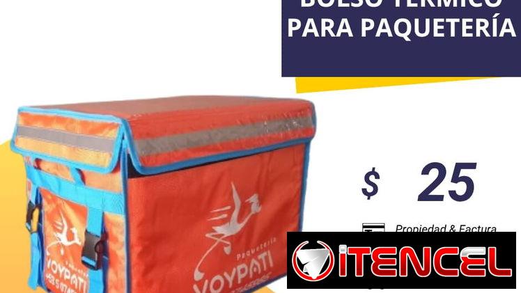 BOLSO TÉRMICO PARA PAQUETERÍA