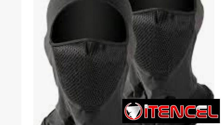 Mascaras o baclavas enterizada color negro unica talla para Moto y bicicleta — foto 1