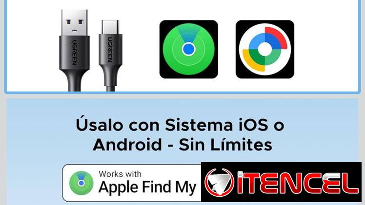 📍 Localizador Inteligente UGREEN GPS Tracker – Compatible con iPhone y Android