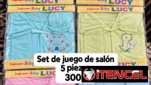Juegos de salón 5 piezas , 100% algodón ropa de bebé