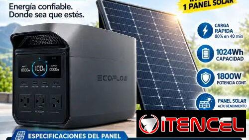 EcoFlow DELTA 3 Classic + Panel Solar 630W