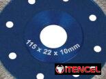 Disco de corte de diamante Turbo de 4.5 pulgadas, perfecto para cortar azulejos de porcelana en seco. 10 Usd