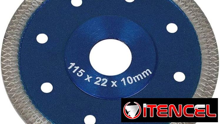 Disco de corte de diamante Turbo de 4.5 pulgadas, perfecto para cortar azulejos de porcelana en seco. 10 Usd