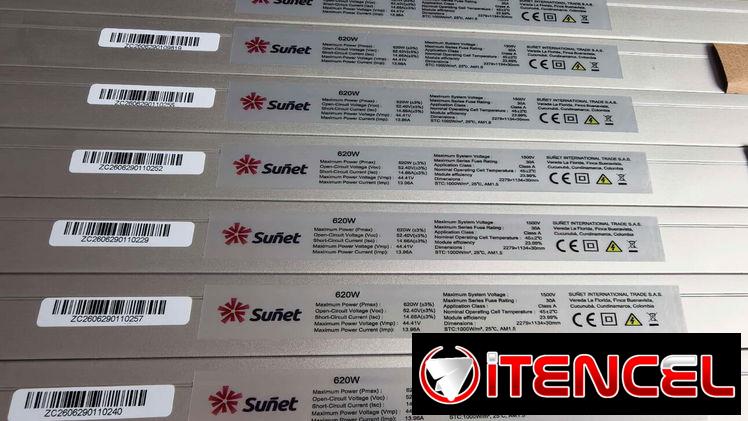 Paneles Solares 620 w