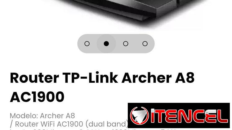 Router TP-Link Archer A8 AC1900. (Dual band) con velocidades de hasta 600Mbps en 2.4GHz + 1300Mbps en 5GHz — foto 2