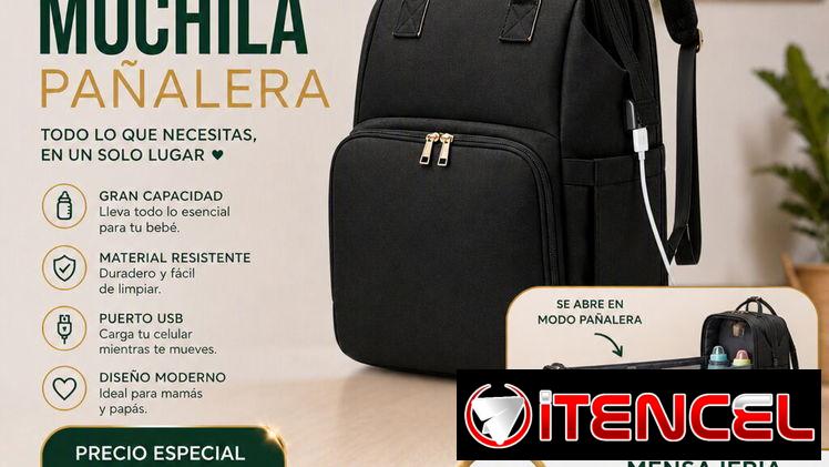 Mochila Pañalera. Domicilio Incluido