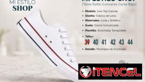 Tenis Estilo Converse Corte Bajo
