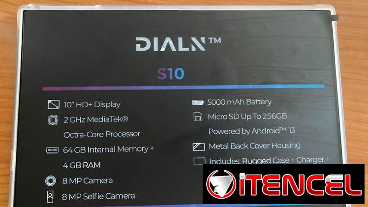 ▶️ TABLET ▶️ DIALN 10.1" - 4/64GB - 5000MA - ANDROID 13. TENEMOS MENSAJERÍA CON FACTURA. TL 54833699H — foto 1