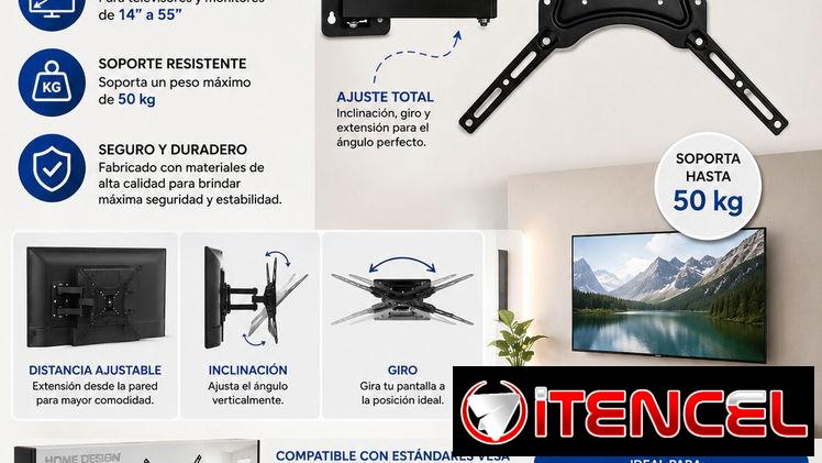 Soporte para TV o monitor 14 a 55" (EyH) — foto 1