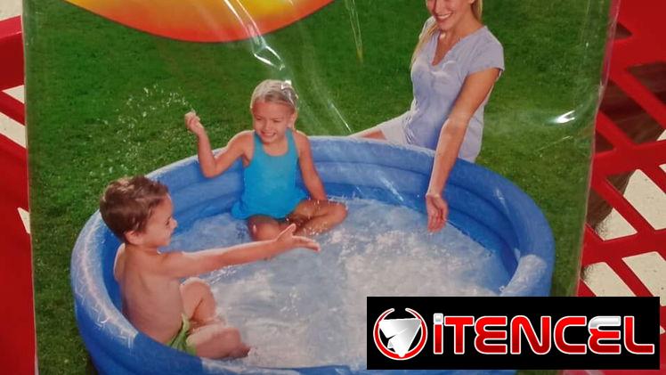 Piscina 1.52 metros x 30 cm (inflada) Con parche de reparacion $30 USD