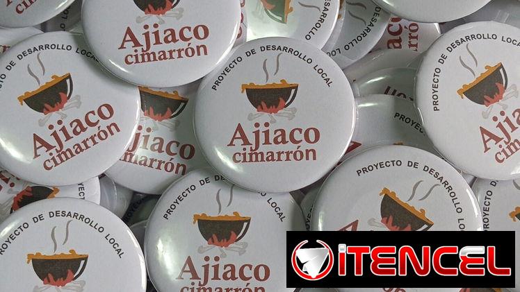 Prensa original para hacer Pines o sellos publicitarios.