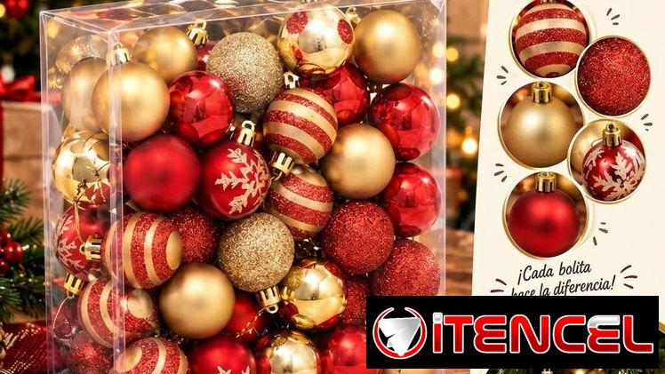 Set de 50 bolas para arbolito de navidad (g2)