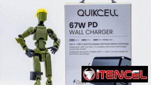 ⚡️ Cargador Quikcell 67W PD GaN – Nuevo