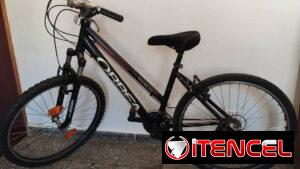 Vendo bicicleta de montaña, Orbea Tuareg, con cuadro negro y diseño clásico. Rin 26