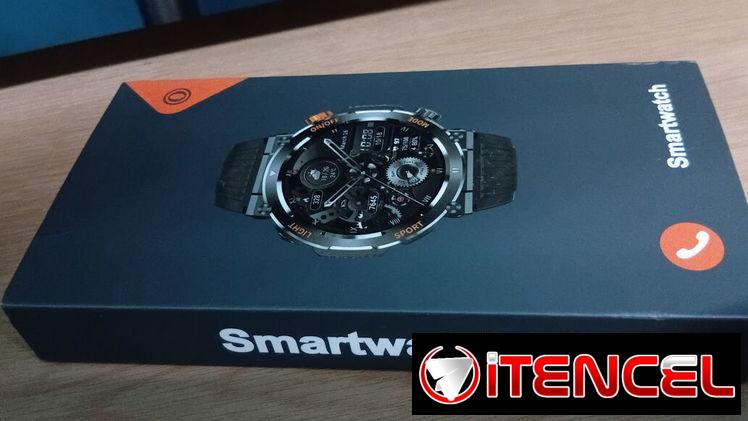 ¿Buscas un smartwatch práctico y moderno? Este HT3 se conecta fácilmente a tu teléfono Android o iPhone