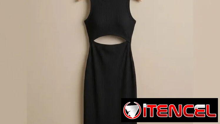 Vestido Midi "PrettyGarden" - Elegancia con un toque Audaz Talla L