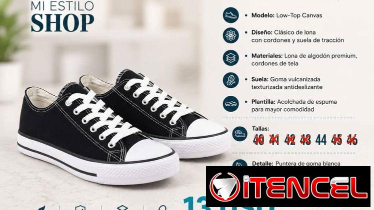 Tenis Estilo Converse Corte Bajo — foto 3