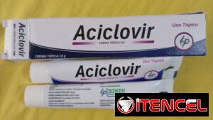 Aciclovir en crema y pastillas