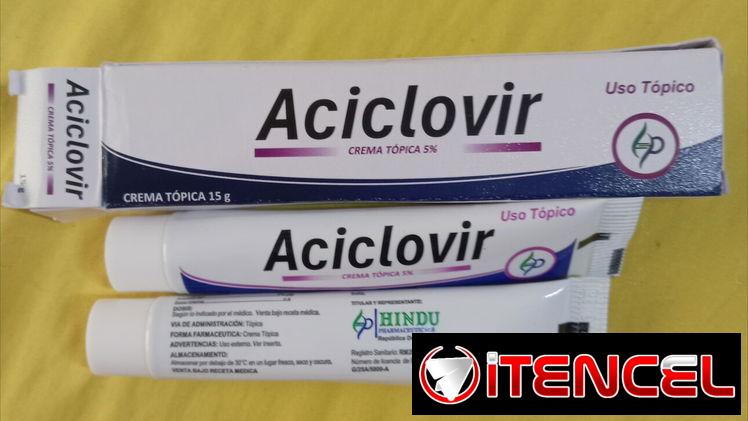 Aciclovir en crema y pastillas