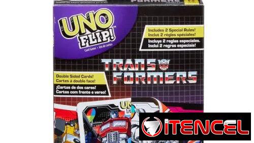 Mattel UNO Flip Transformers Card Game