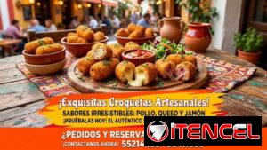 Deliciosas croquetas con un excelente gusto a su paladar 😋