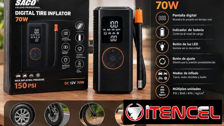 Compresor de aire recargable de 70W (OFERTA)