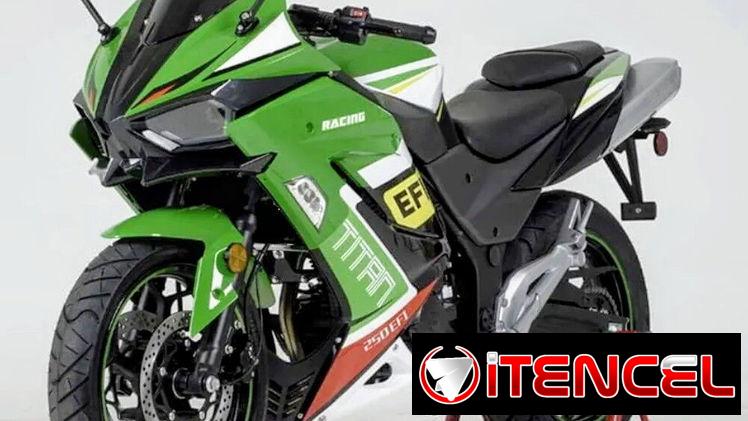Ganga-Moto deportiva Titán EFI 250CC SOLO  900km, IMPORTADA. -Con chapa y certificó