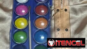 Acuarela 12 Colores (Estuche Azul)