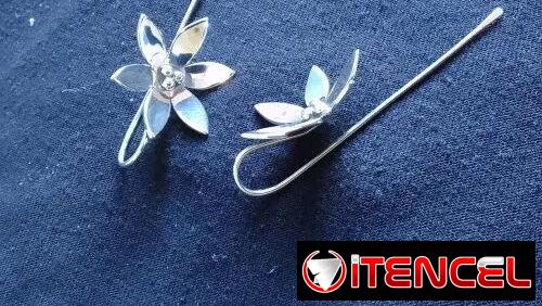 Pendientes flor