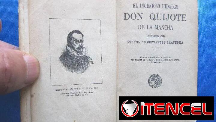 DON QUIJOTE DE LA MANCHA. EDICION MICROSCOPICA. EDITOR SATURNINO CALLEJA, MADRID, 1903. — foto 1
