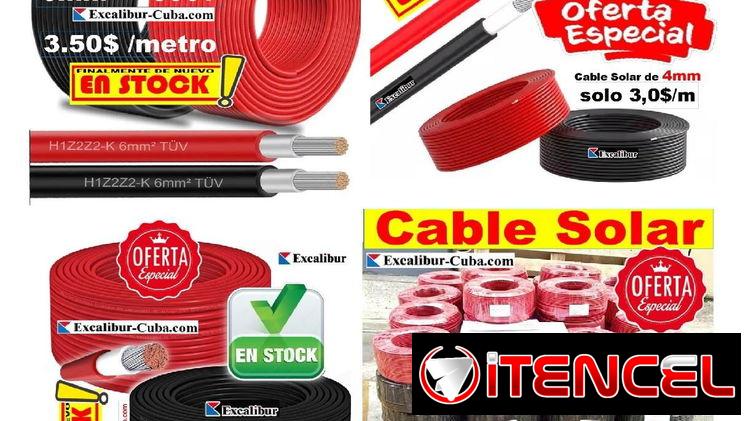 SOLAR CABLE 4mm² y 6mm²