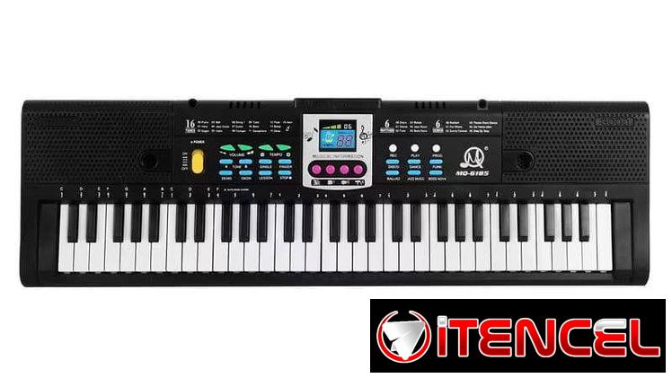 Teclado electrónico de 61 teclas