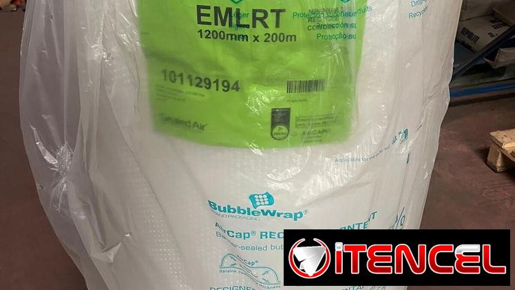 rollo de nailon poliburbuja embalaje 1,2mx200m