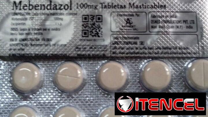 MEBENDAZOL 100mg VENCEN EN marzo/2028