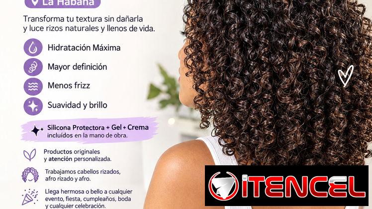 Definición de rizos profesional en La Habana - Servicio a domicilio (kinetica) — foto 1